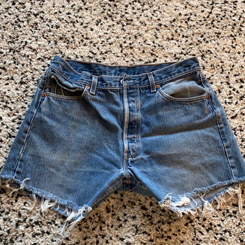 Vintage Levi’s 501s cut offs.